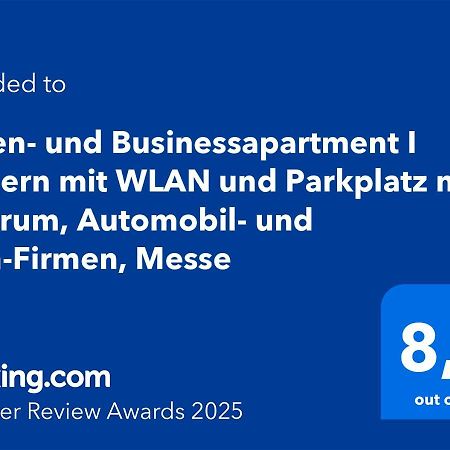 Ferien- Und Businessapartment I Modern Mit Wlan Und Parkplatz Nahe Zentrum, Automobil- Und Tech-Firmen, Messe Renningen Esterno foto
